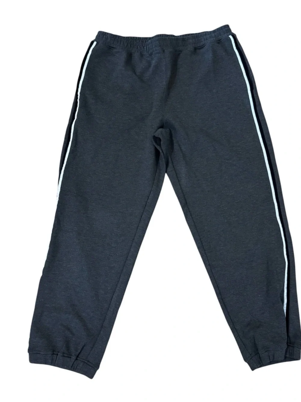 J.Crew Women’s Heather Charcoal Scuba-Knit Jogger Pant w/ Velvet Trim Sz XL NWT